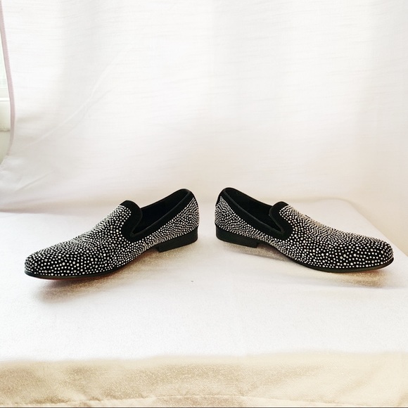 Moretti Black Label Shoes Studded Crystal - Picture 3 of 6